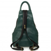 Rucsac dama din piele naturala DiAmanti Clio Ottanio-Nero